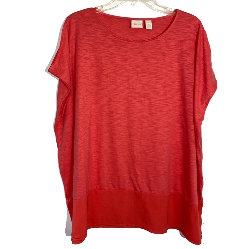 Chico’s Split Sleeve Top Size Medium